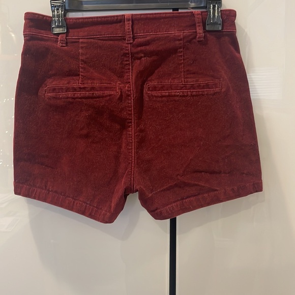 Express High Rise Velvet Shorts - Picture 2 of 4